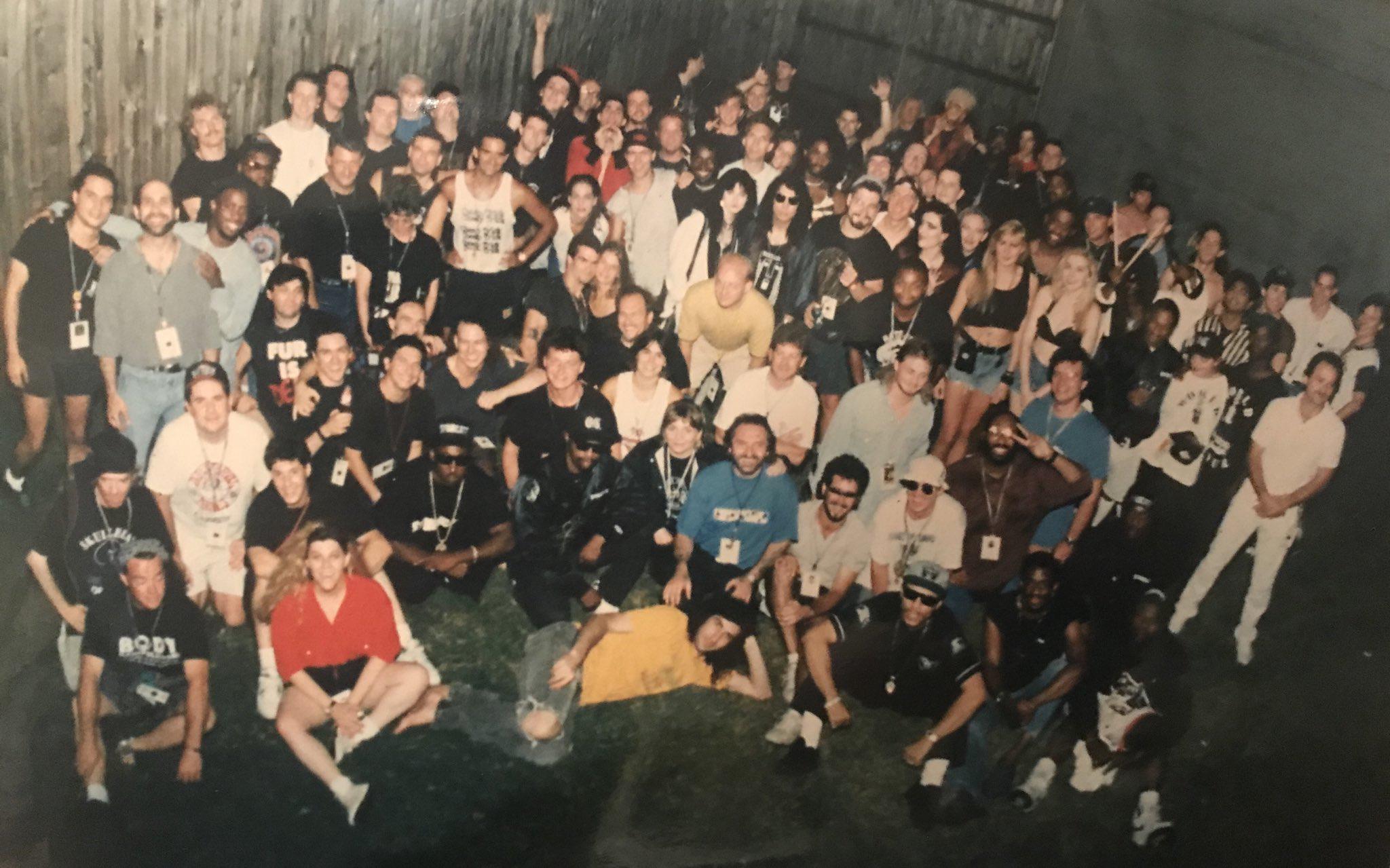 The ‘class photo’ of an entire generation. The bands from the first Lollapalooza in 1991.